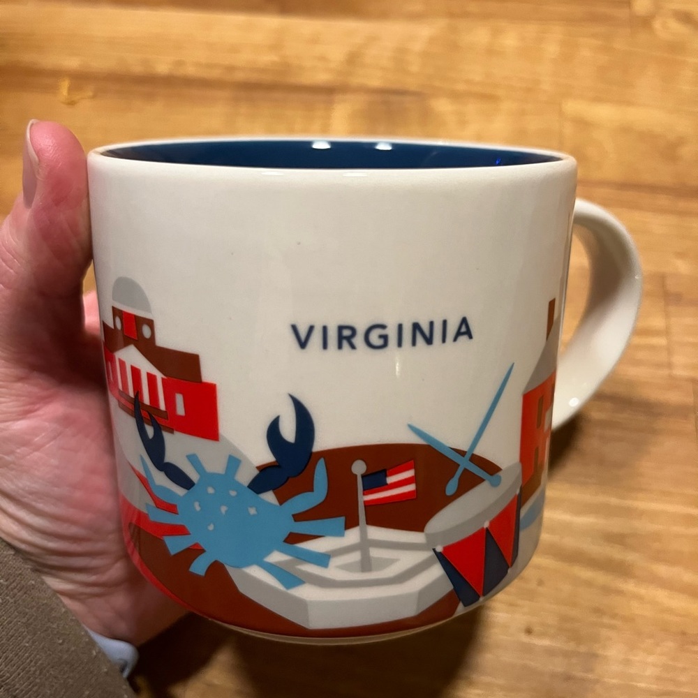 Virginia Starbucks state mug. You are here collection.